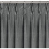  Curtain VILA color graphite style classic flex 7.5 cm with double pleat velvet 200x225 HOMEDE | shoptok.hr