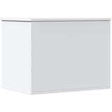 vidaXL Škatla za shranjevanje bela 60x42x46 cm inženirski les | Shoptok.si