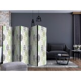 Artgeist PARAVAN 225/172/3 cm zelena, svetlo siva | Shoptok.si