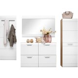 Mömax omara za čevlje auris, bela, hrast | Shoptok.si