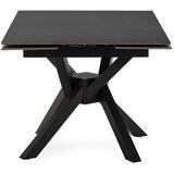 Marckeric Raztegljiva jedilna miza z dodatno ploščo s kamnito mizno ploščo 90x150 cm Arlene – | Shoptok.si
