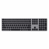 Satechi Brezžična tipkovnica ST-AMBKM za Mac, ZDA, vesoljsko siva | Shoptok.si