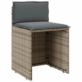  3-dijelni bistro set s jastucima bež od poliratana | shoptok.hr