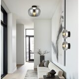  LED stropno svetlo NADIA LED/9W/230V, Ø 16 cm, zadimljeno/crno | Eponuda.com