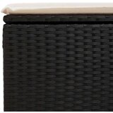 vidaXL 7-dijelni set vrtnih sofa od poliratana s jastucima crni bagrem | shoptok.hr