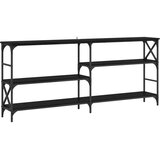  Konzolna stolica Crni hrast 180 x 29 x 76 5 cm metal PB - Crni hrast 180 cm | shoptok.hr