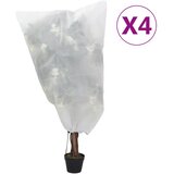  Navlake od flisa za biljke s vezicom 4 kom 70 g/m² 0,8 x 0,8 m | Eponuda.com