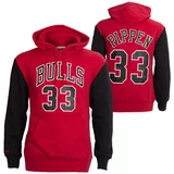 Mitchell And Ness muški Scottie Pippen 33 Chicago Bulls 1996 Fashion Fleece pulover sa kapuljačom