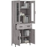  Visoka komoda siva sonome 69,5x34x180 cm od konstruiranog drva | shoptok.hr