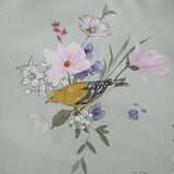 Catherine Lansfield Svetlo zelena podaljšana posteljnina za zakonsko posteljo 230x220 cm Songbird – | Shoptok.si