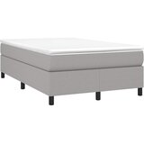  Krevet s oprugama i madrac svjetlosivi 120 x 200cm od tkanine | shoptok.hr