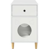  Mačja hiša Svetlo Belo 72 x 42.5 x 70 cm Konstruiran les, (5000111125) | Shoptok.si