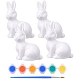  Easter Bunnies Styrofoam For Painting Paints 6pcs | shoptok.hr