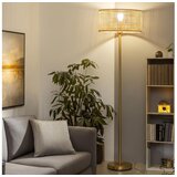 Brilagi LED podna lampa CERIA 1xE27/20W/230V prečnik 25 cm bambus/zlatna Cene