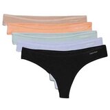 Calvin Klein pet pari ženskih tanga gaćica CK000QD5250E-W5X