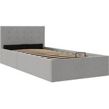  Hidraulični okvir za krevet od tkanine svjetlosivi 100 x 200 cm | shoptok.hr