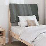  Tapecirani uzglavlje Tamno siva 80 cm Čvrsto borovo drvo | shoptok.hr