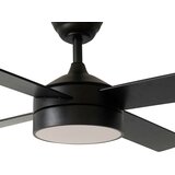 SULION Črna LED stropna svetilka ø 15 cm Zarautz – | Shoptok.si