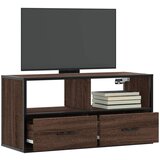vidaXL TV omarica rjavi hrast 80x31x39,5 cm inženirski les in kovina Cene