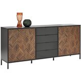 Hom`in komoda, črna, zlate barve | Shoptok.si