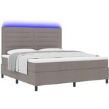  Krevet s opruga kutije Sivo-smeđa 180 x 200 cm tkanina | shoptok.hr