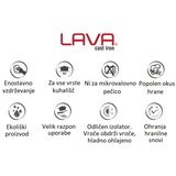 Lava Rdeč lonec iz litega železa 24 cm | Shoptok.si