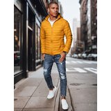 DStreet Kurtka męska przejściowa pikowana żółta | Shoptok.si