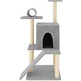  Penjalica za mačke sa stupovima za grebanje svjetlosiva 110 5cm | shoptok.hr
