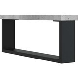 vidaXL Omarica za gramofonske plošče betonsko siva 74,5x38x48 cm les | Shoptok.si