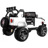  Auto na akumulator Monster Jeep 4 x 4 - DVOSJED - bijeli | shoptok.hr