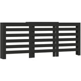 Pokrov za radijator crni 205x21,5x83,5 cm konstruirano drvo | shoptok.hr