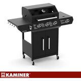 Kaminer Plinski roštilj 3+1 13,5 kW Varen Black 4.0 | shoptok.hr