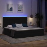  Postelja z dodatnim prostorom za shranjevanje in LED osvetlitvijo, (5000105471) | Shoptok.si