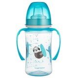 Canpol Babies šolja sa drškama koje svetle u mraku 6M+ "Exotic Animals" - 240Ml - Blue | ePonuda.com