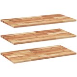 vidaXL Viseče police 3 kosi 100x40x2cm oljni premaz trden akacijev les | Shoptok.si