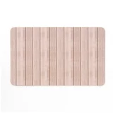 Smeđa gumena kupaonska prostirka 50x80 cm Calista –