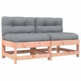 Maison Chic Sredinski kavč - Sofa - Kanape z blazinami 2 kosa trdna douglas jelka, (21727169) Cene