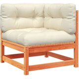 vidaXL 9-dijelni set vrtnih sofa s jastucima voštano smeđi od borovine | shoptok.hr