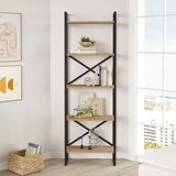Marckeric Crna/natur polica u dekoru hrasta 58x175 cm Dusan - | shoptok.hr