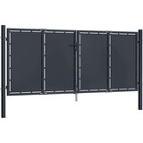  Vrata čelična 300 x 125 cm antracit | shoptok.hr