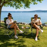 Multi Garden sklopiva kamperska turistička stolica s držačem za piće, torba za nošenje s ručkom | shoptok.hr