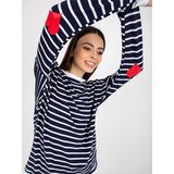 RUE PARIS Sweatshirt-LO-BL-LK-236.27X-white-navy blue | Shoptok.si