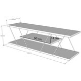 Kalune Design TV komoda u dekoru oraha u prirodnoj boji 120x33 cm Canaz – | shoptok.hr