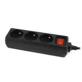 Energenie Gembird EG-PSU3F-01 surge protector Black 3 AC outlet(s) 230 V 0.6 m Cijene
