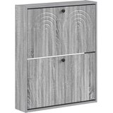  Ormar za cipele na zidu ALKMAAR 71 x 17 x 86 cm Siva Sonoma | shoptok.hr