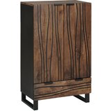 vidaXL visok predal 60x33.5x100 cm Trden les Mango | Shoptok.si