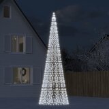 vidaXL Svjetlo za božićno drvce na stijegu 1534 LED bijele 500 cm | shoptok.hr