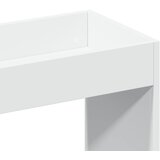  Visoka komoda bijela 92 x 33 x 140 cm od konstruiranog drva | shoptok.hr