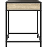  Noćni ormarić s beskonačnim LED boja hrasta 40 x 40 x 51 cm | shoptok.hr