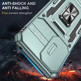 INORCO Za Motorola Moto G Stylus 4G (2022) Armor Series, odporen proti padcem, PC + TPU ovitek za telefon, hrbtni pokrov na stojalu z drsnim pokrovom kamere, (22033704) | Shoptok.si